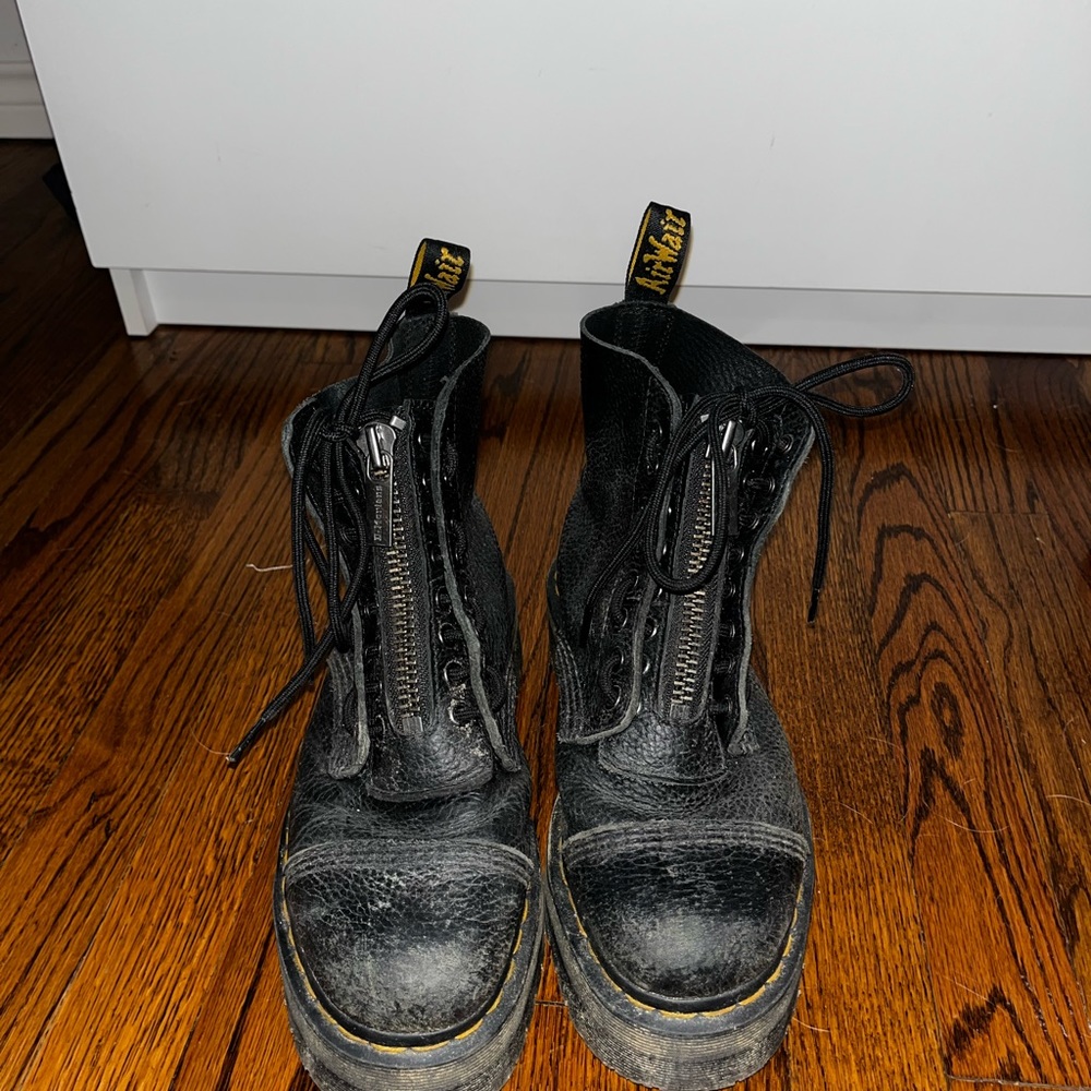 Platform zipper Dr martens